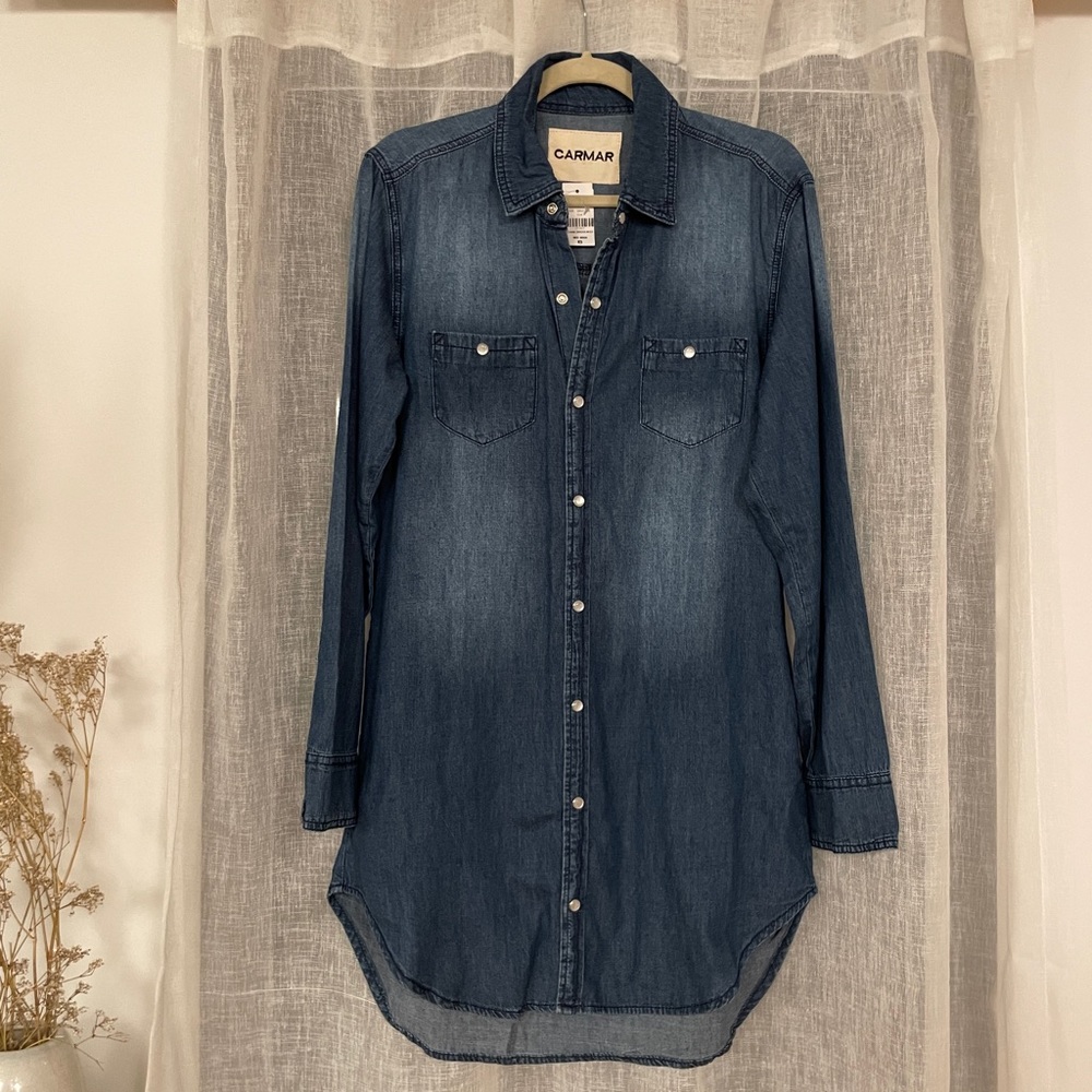 Denim Western Tunic